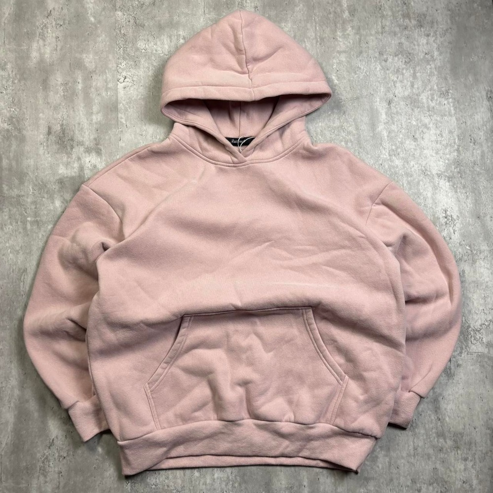 Automet Hoodie Women Medium Pink Oversized Heavyweight Long Sleeve Pocket